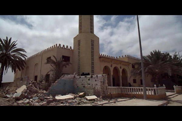 تدمير محيط المسجد للتخلص من أنفاق تستخدم للإرهاب