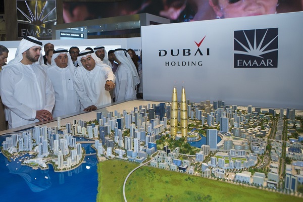 دبي القابضة واعمار تستعرضان المشاريع العملاقة