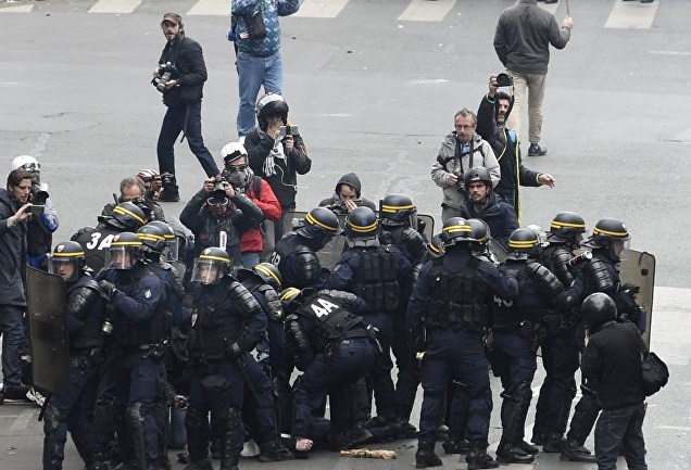 الحكومة الفرنسية ترفض تظاهرة في باريس احتجاجا على اصلاح قانون العمل