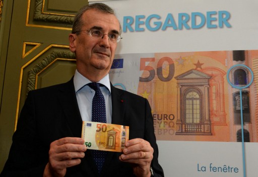 ورقة نقدية جديدة من فئة 50 يورو في التداول الثلاثاء