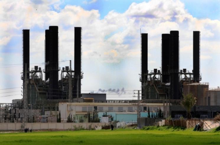 توقف محطة توليد الكهرباء في غزة