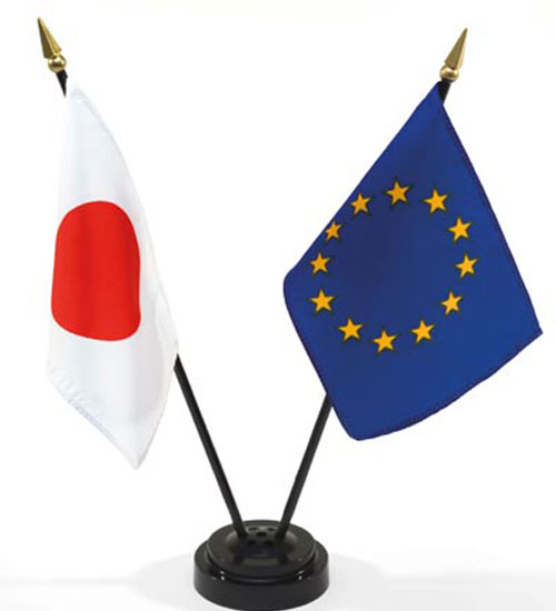 الاتحاد الاوروبي واليابان يعلنان عن اتفاق تجاري في بروكسل