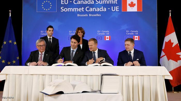 اتفاق التبادل الحر بين الاتحاد الاوروبي وكندا سيطبق 