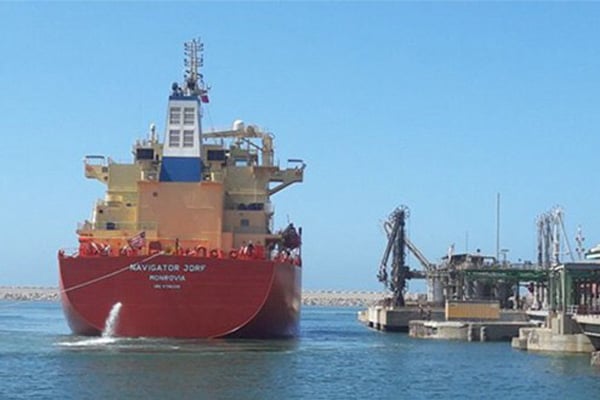 المغرب يتسلم سفينة الغاز «نافيغاتور الجرف»