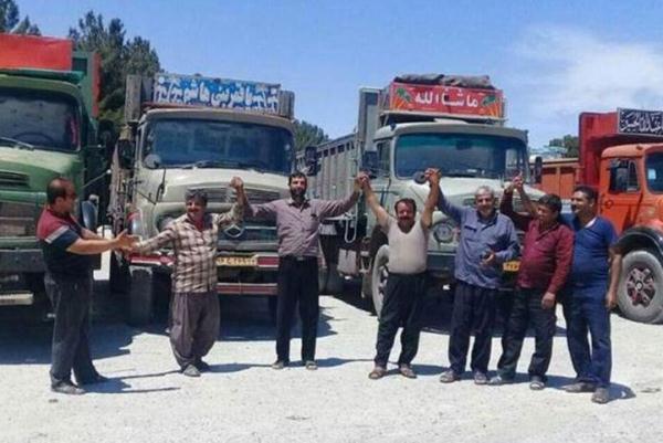 إضراب سائقي الشاحنات في إيران