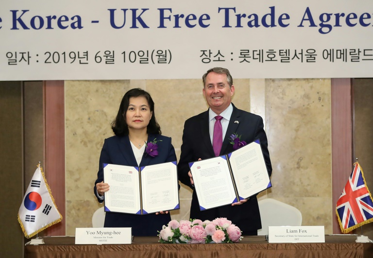 اتفاق تجاري بين بريطانيا وكوريا الجنوبية لما بعد بريكست