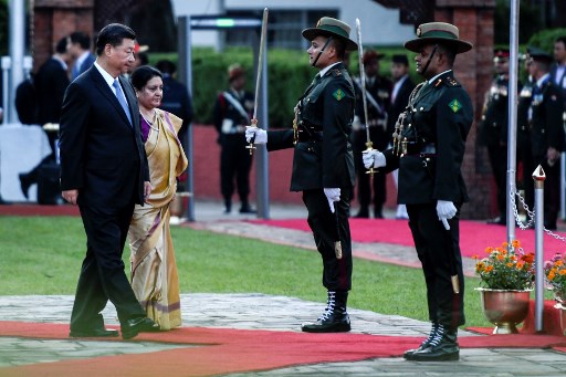 الرئيس الصيني يعد النيبال بمشاريع ومساعدات