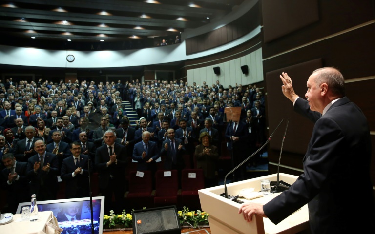 البرلمان التركي في جلسة مناقشة التدخل في ليبيا 