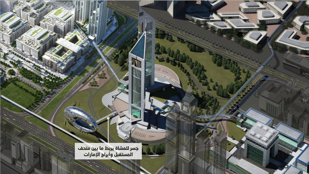 حي دبي للمستقبل سيربط أبراج الإمارات مع مركز دبي التجاري العالمي ومركز دبي المالي العالمي