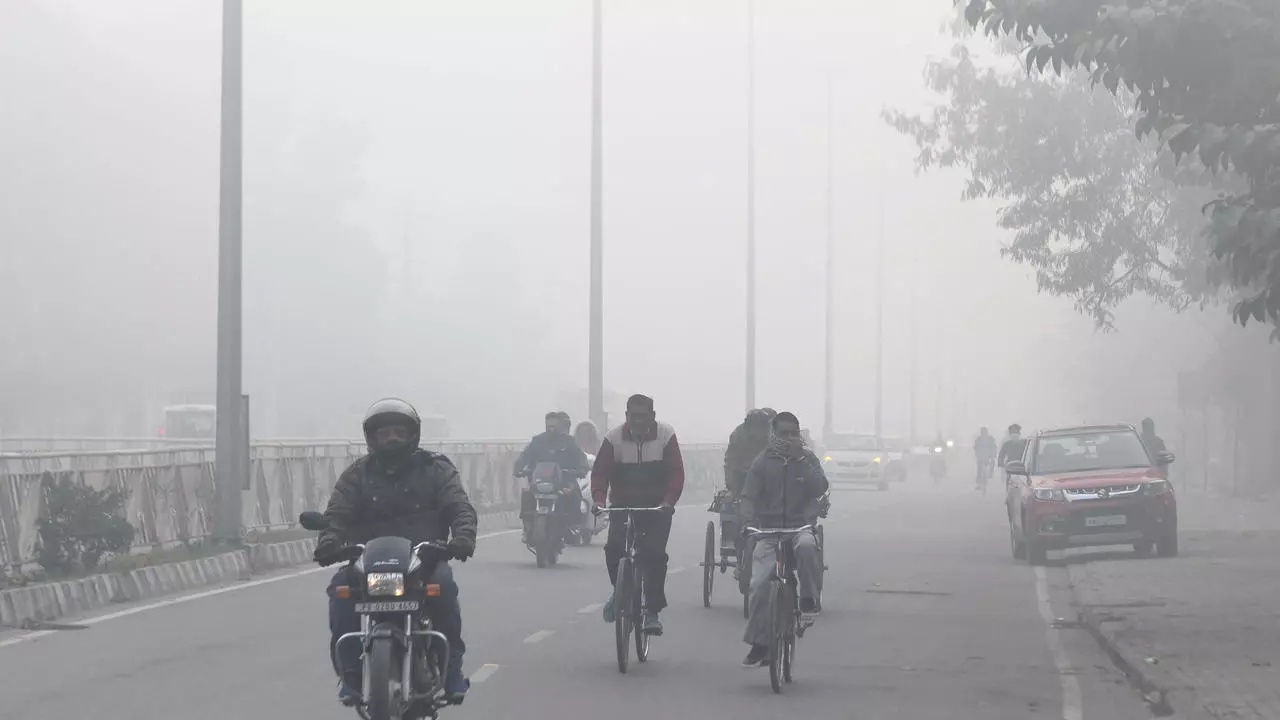 تلوث الهواء في أمريتسار في الهند. ديسمبر 2019