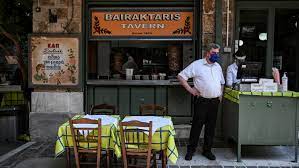 مطاعم اليونان في مهب الإفلاس بسبب كورونا