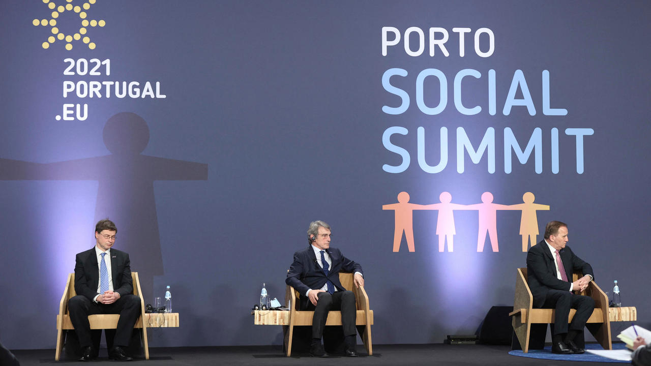 القمة الأوروبية في بورتو، البرتغال، في 7 أيار/مايو 2021
