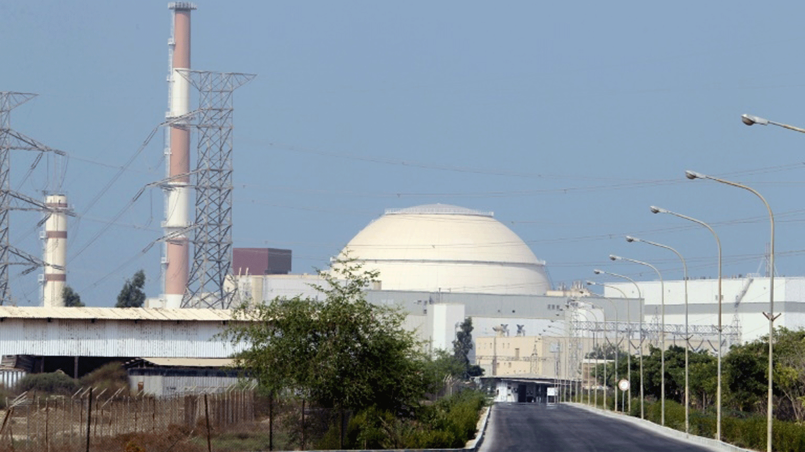صورة لمحطة بوشهر للطاقة النووية في جنوب إيران، بتاريخ 20 آب/ غسطس 2010.