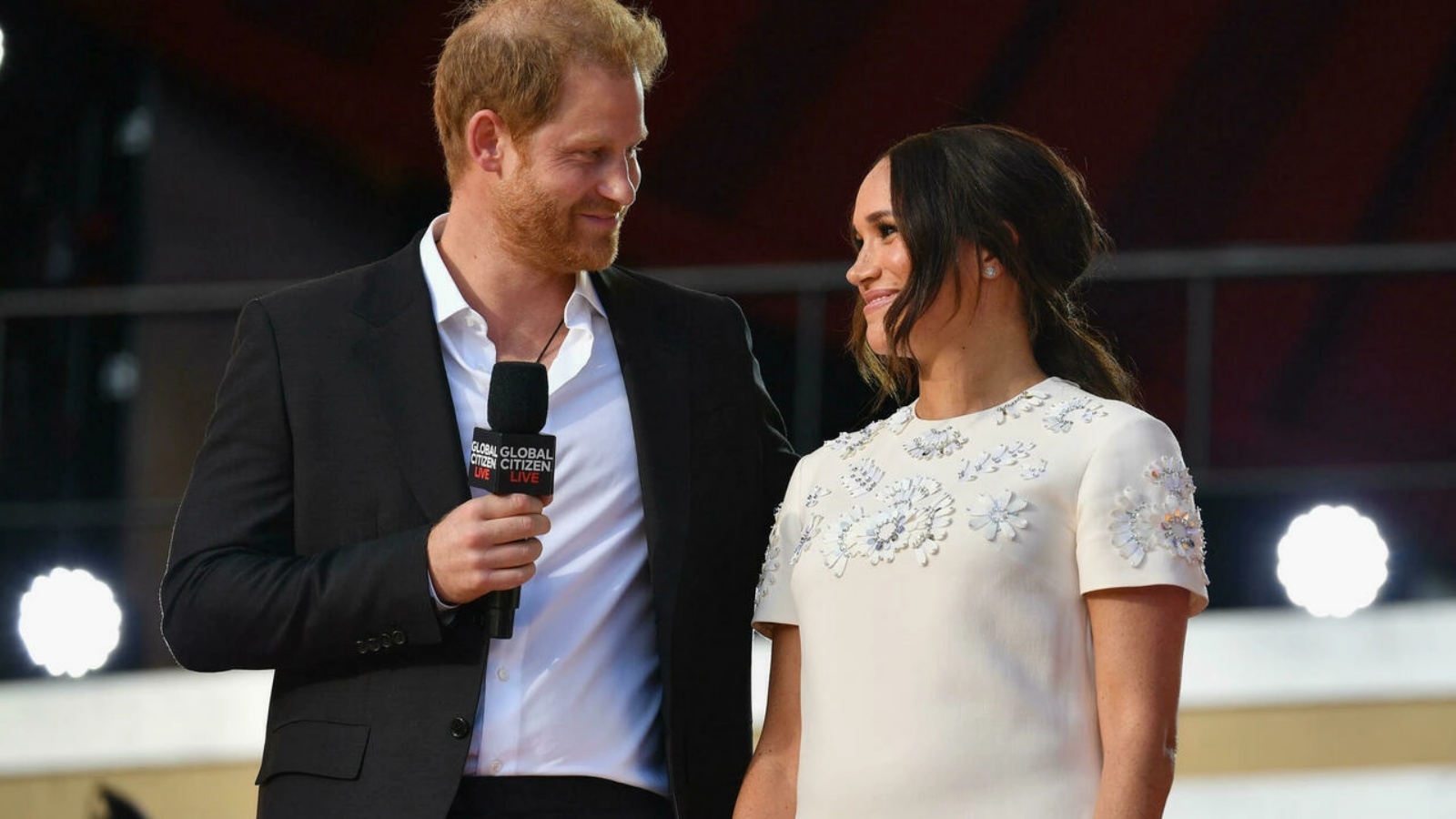 الأمير هاري وزوجته ميغن ماركل (أيلول/سبتمبر 2021)