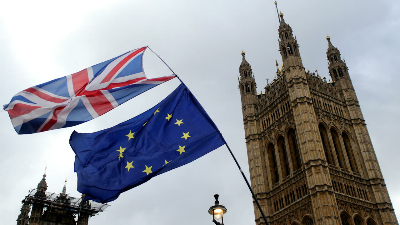علما الاتحاد الأوروبي والمملكة المتحدة في لندن في صورة غير مؤرخة