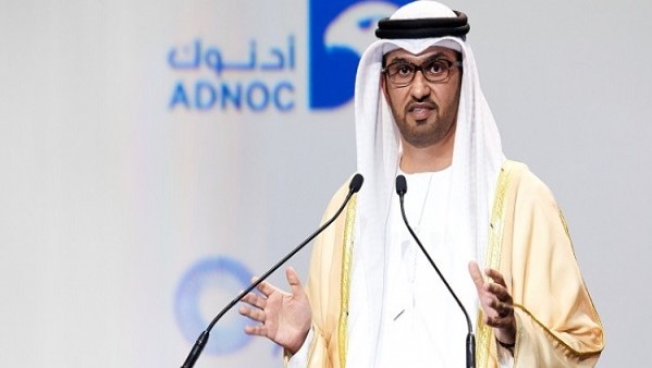 سلطان بن أحمد الجابر، وزير الصناعة والتكنولوجيا المتقدمة في دولة الإمارات العربية المتحدة والرئيس التنفيذي لشركة بترول أبوظبي الوطنية 