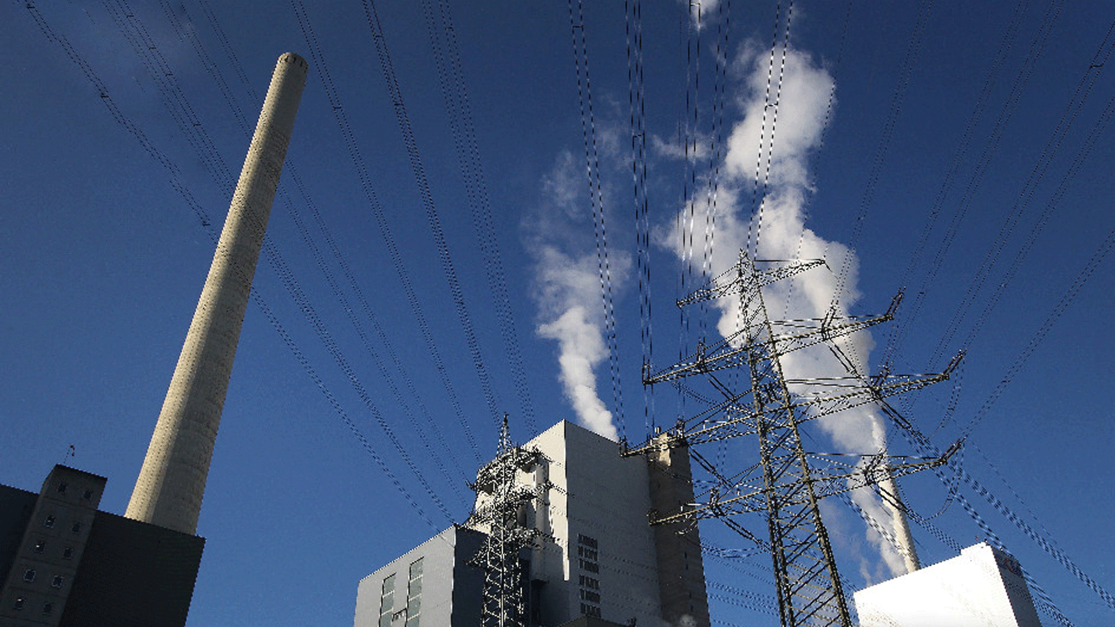  محطة طاقة تعمل بالفحم في مانهايم ، جنوب غرب ألمانيا