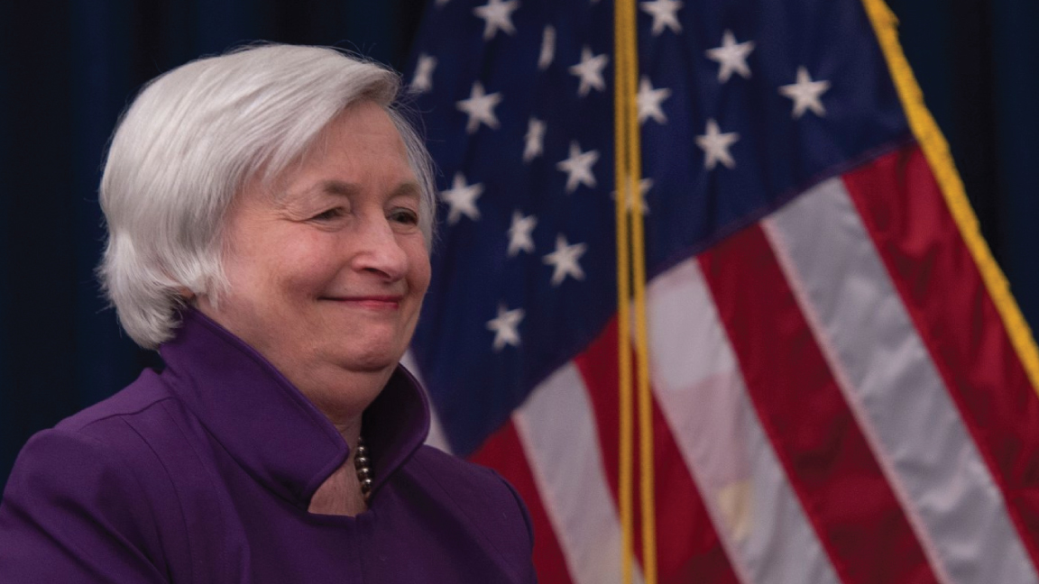 وزيرة الخزانة الأميركية جانيت يلين
