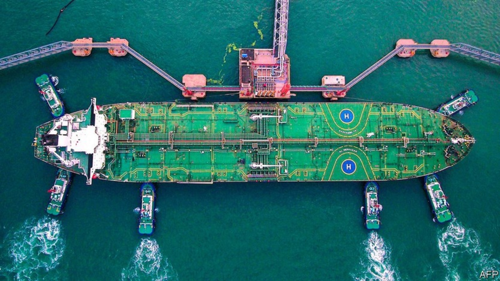 محطة لاستخراج النفط في البحر (توضيحية)