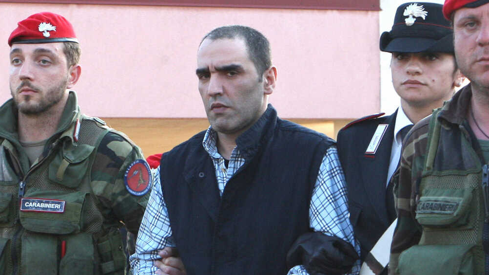 سالفاتور كولوتشي رئيس عصابة مافيا كالابريا الإجرامية ندرانغيتا بعد اعتقاله 2009
