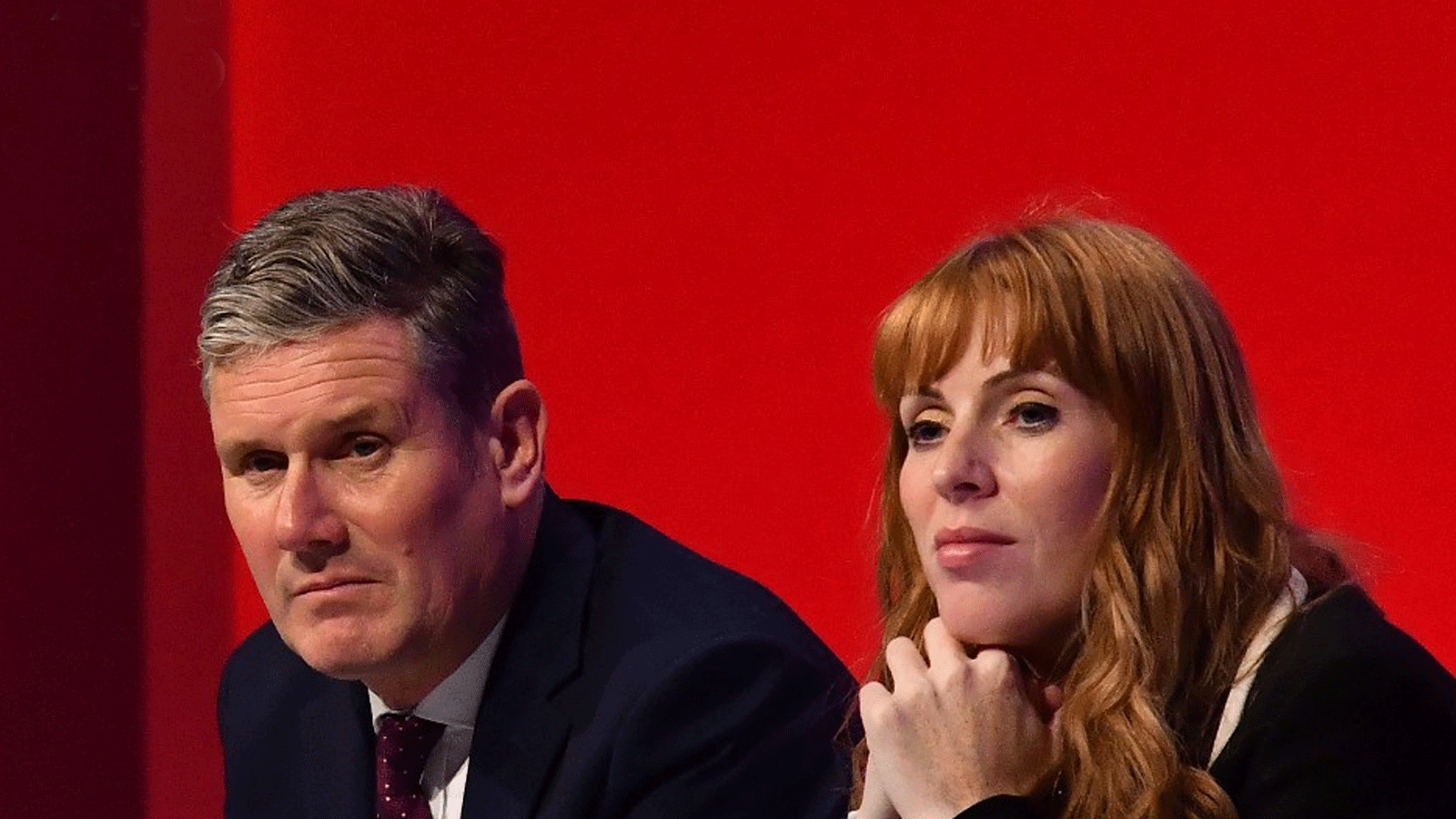 زعيم حزب العمال البريطاني السير كير ستارمر ونائبته أنجيلا راينر