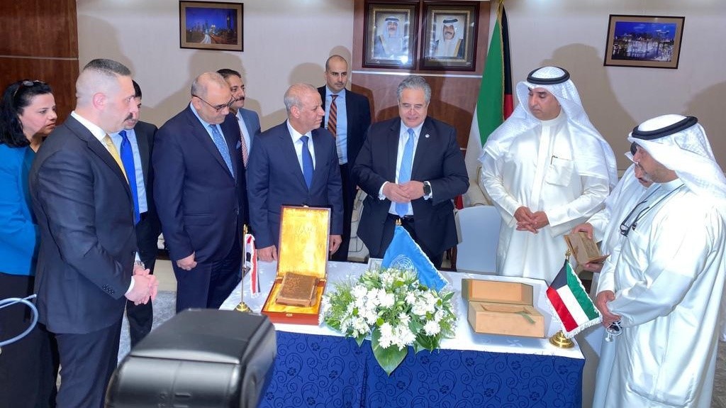 في 4 يوليو 2022، سلم العراق الكويت 738 صندوقا من الوثائق والمخطوطات من مخلفات الاحتلال