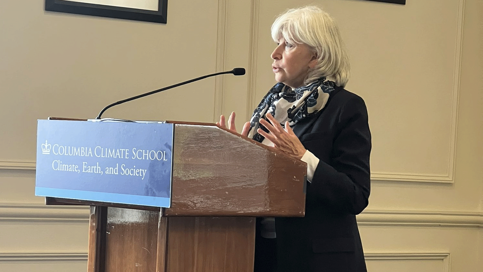 سفيرة المناخ الفرنسية السابقة لورانس توبيانا