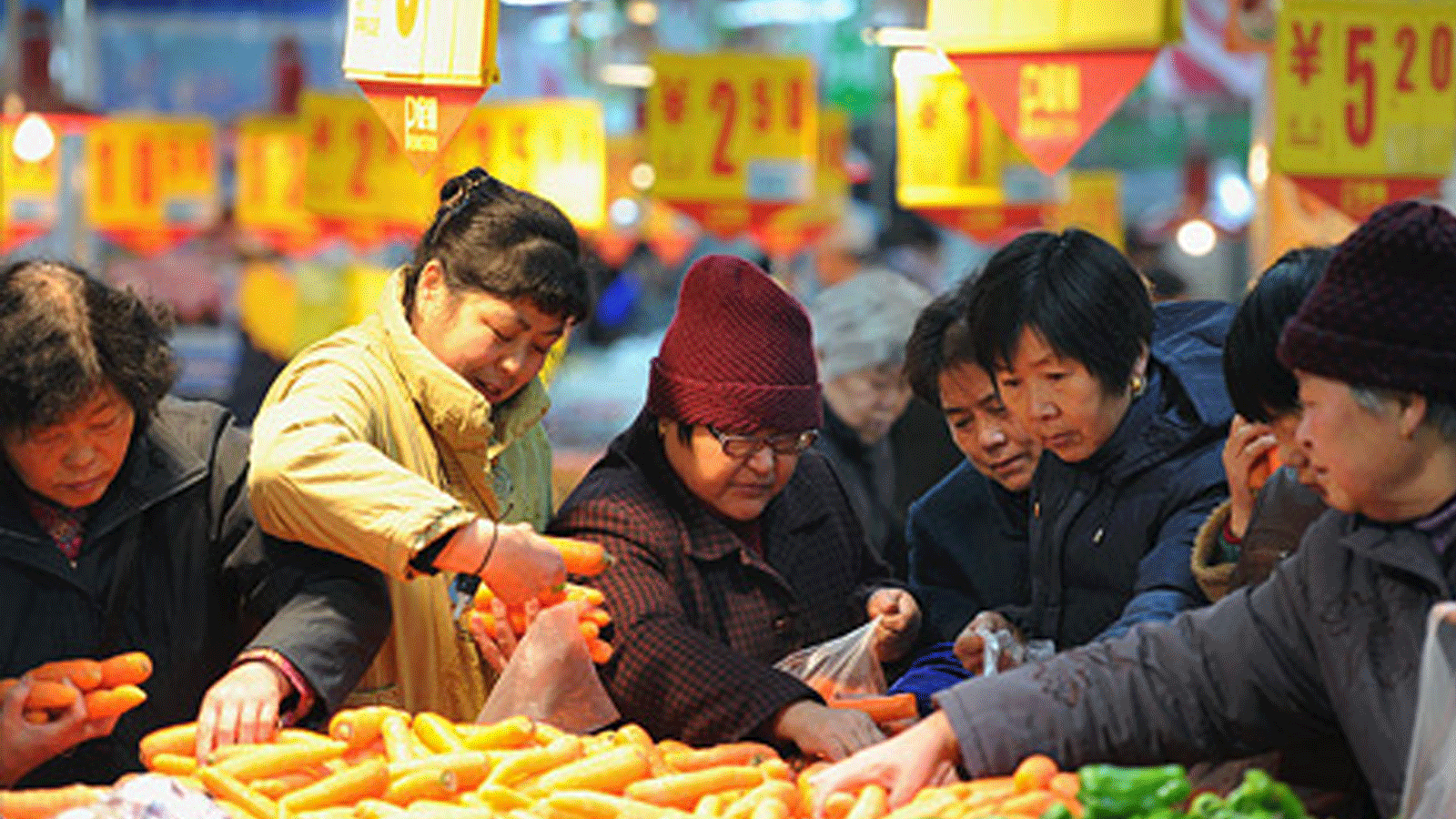 أسعار المواد الغذائية تُمثِّل ثلث مقياس مؤشر أسعار المستهلك في الصين