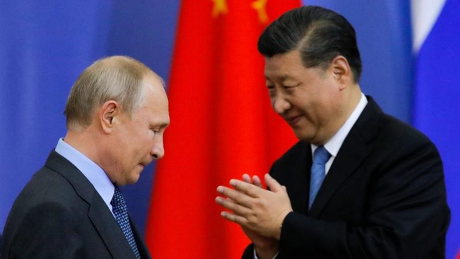 الرئيسان الصيني شي جينبيغ والروسي فلاديمير بوتين