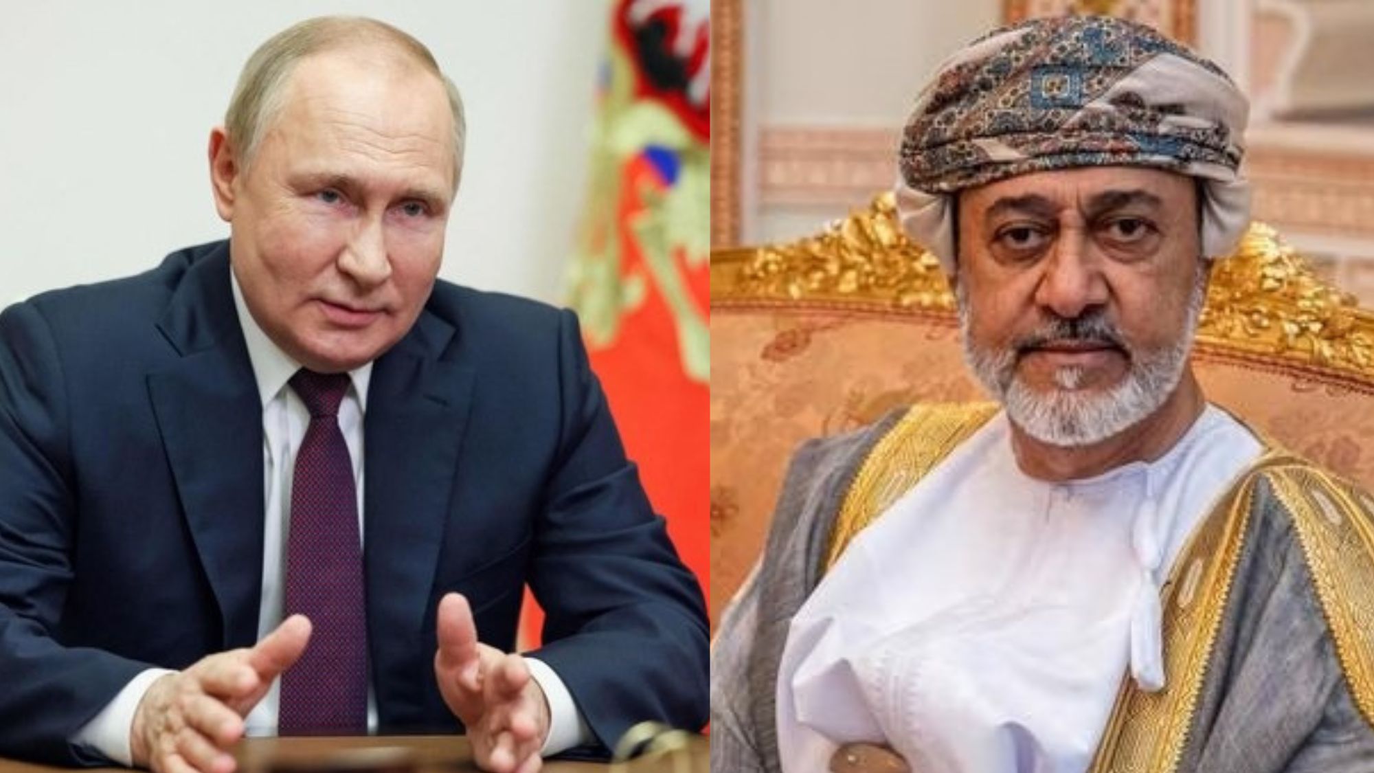 سطان عُمان هيثم بن طارق والرئيس الروسي وحديث عن مختلف القضايا 