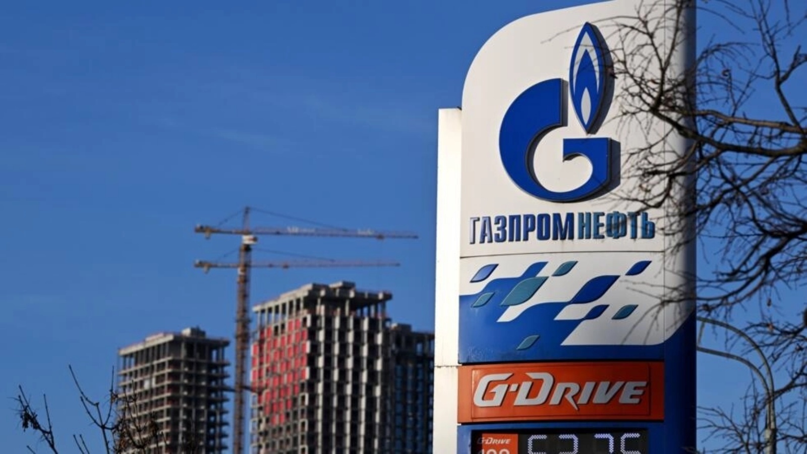 محطة طاقة لشركة غازبروم الروسية في موسكو بتاريخ 12 يناير 2023 