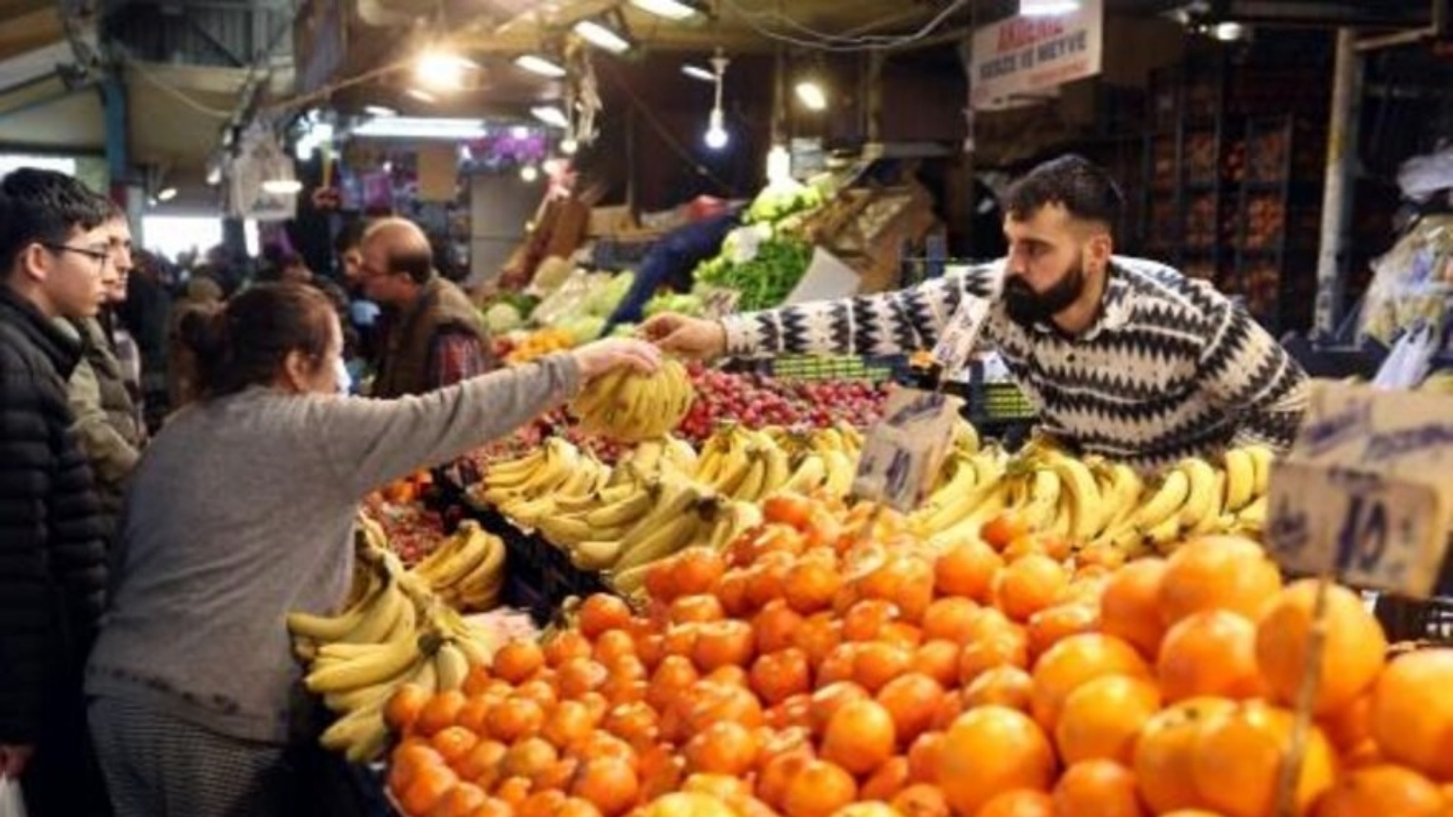 لقطة من سوق في أنقرة بتاريخ 19 أبريل 2023