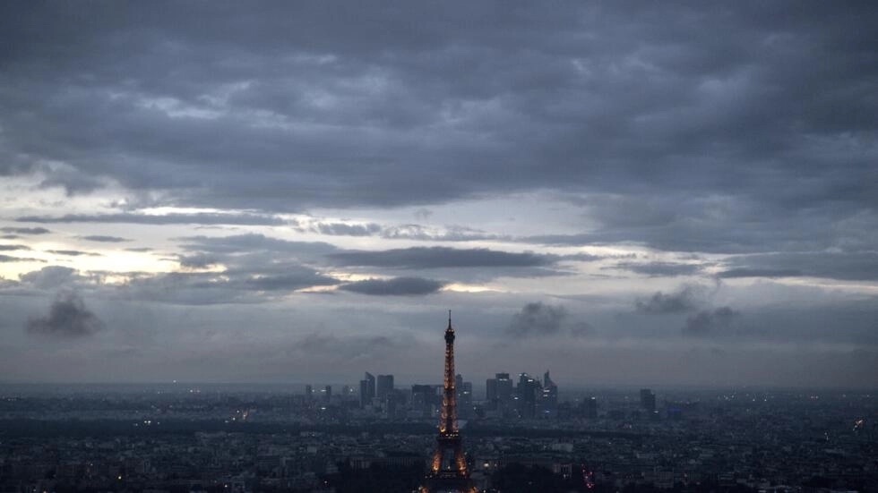 برج إيفل في باريس في الثاني من تشرين الثاني/نوفمبر 2018