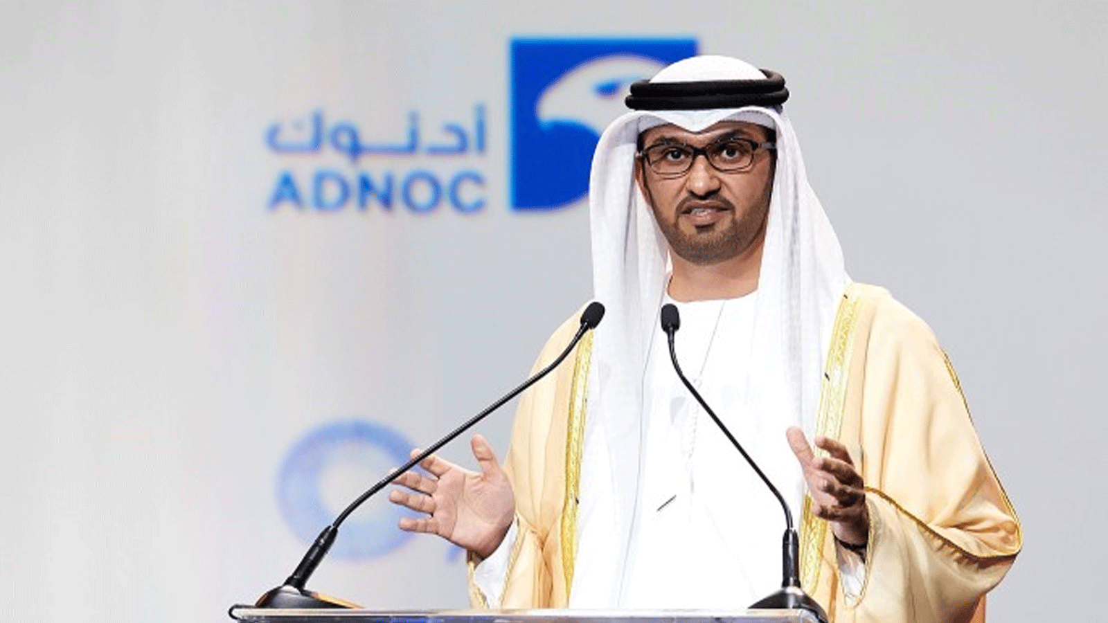 سلطان الجابر وزير الصناعة والتكنولوجيا المتقدمة في دولة الإمارات والرئيس المعيّن لـ(COP28)