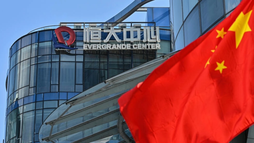 مبنى شركة ايفرغراند العقارية الصينية في شنغهاي في 22 ايلول/سبتمبر 2021