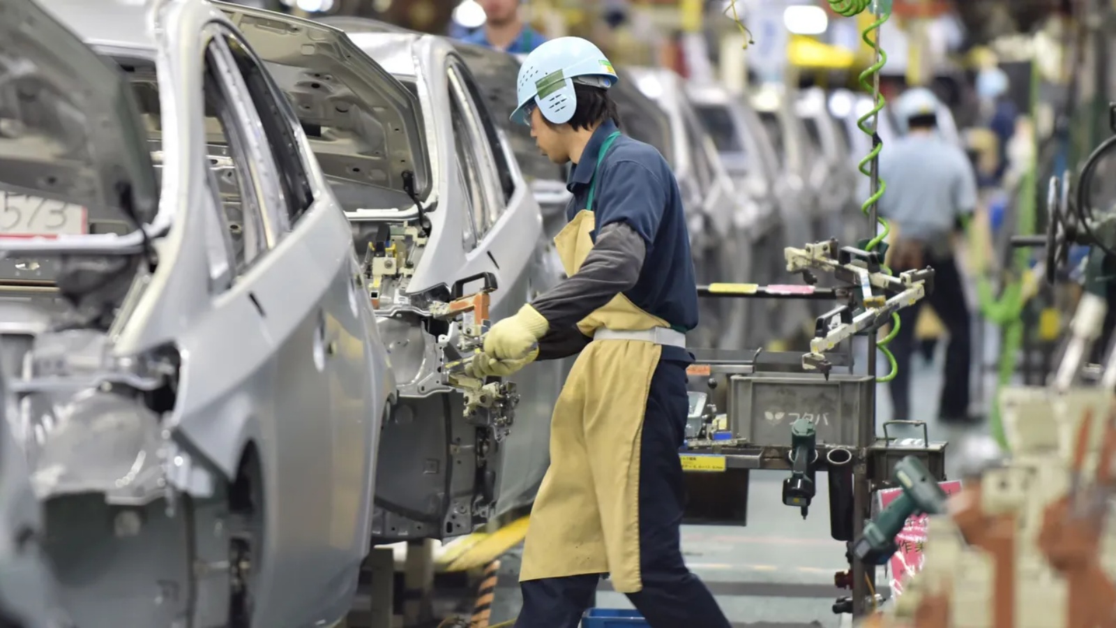 خط إنتاج تويوتا موتور في اليابان