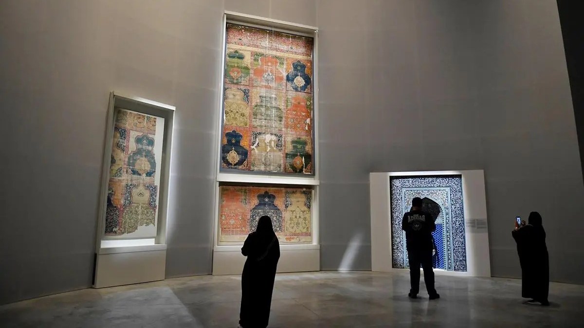 لقطة من الدورة الأولى لمعرض بينالي الفنون الإسلامية من تنظيم بينالي الدرعية