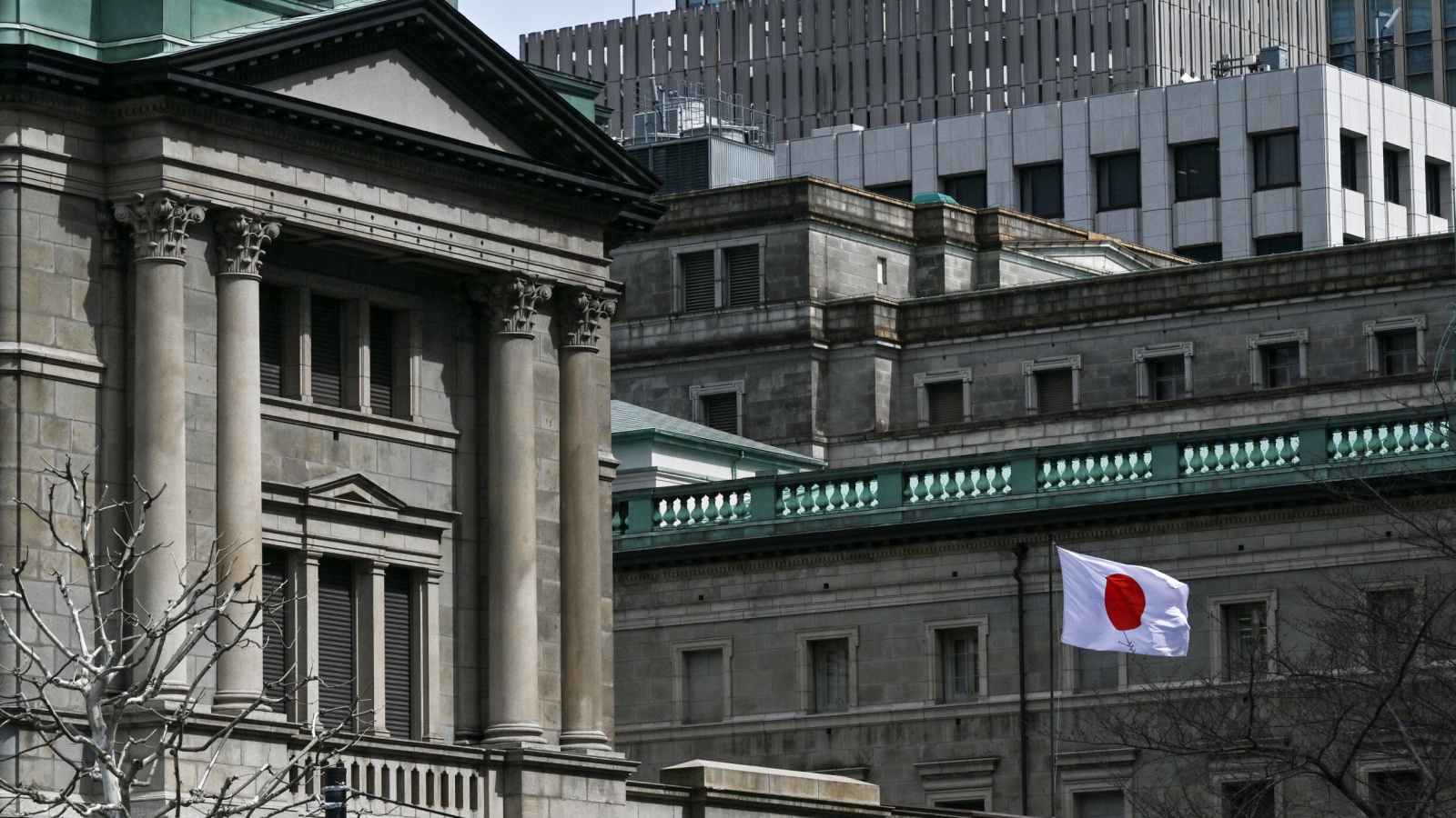 مقر البنك المركزي الياباني في وسط طوكيو في 19 آذار (مارس) 2024 