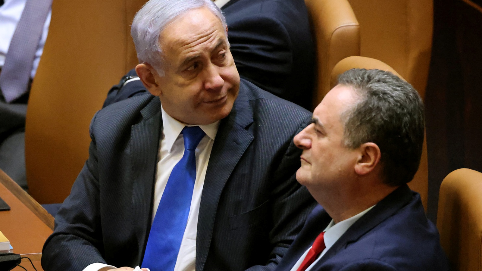 رئيس الوزراء الإسرائيلي بنيامين نتانياهو ووزير الخارجية يسرائيل كاتس (أرشيفية)