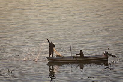 صيادو السمك في دجلة