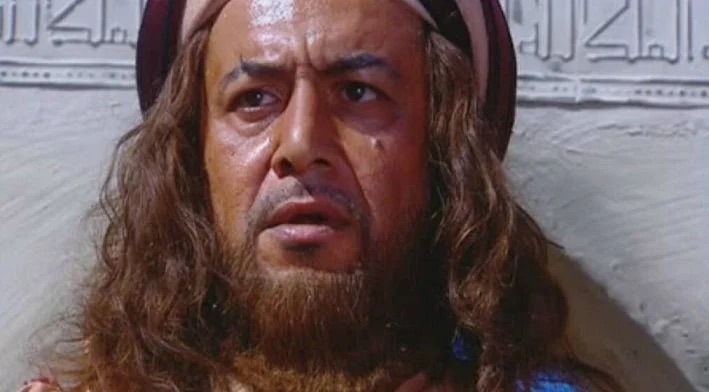 الفنان عابد فهد بدور الحجاج بن يوسف الثقفي في مسلسل تلفزيوني