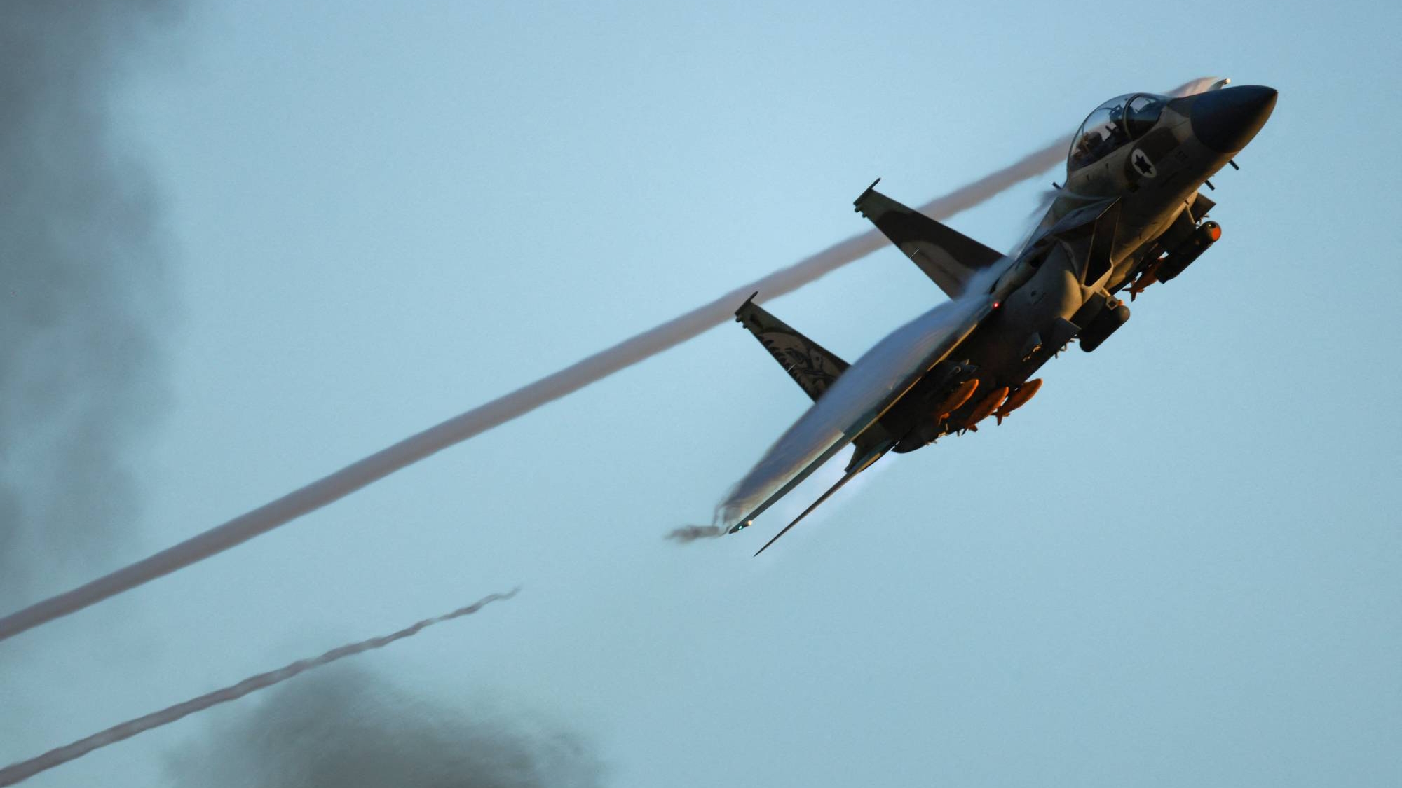 مقاتلة إسرائيلية خلال إحدى الطلعات القتالية في خضم الحرب الإسرائيلية الإيرانية