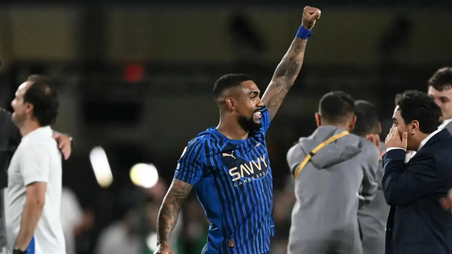 الجناح البرازيلي مالكوم نجم الهلال السعودي