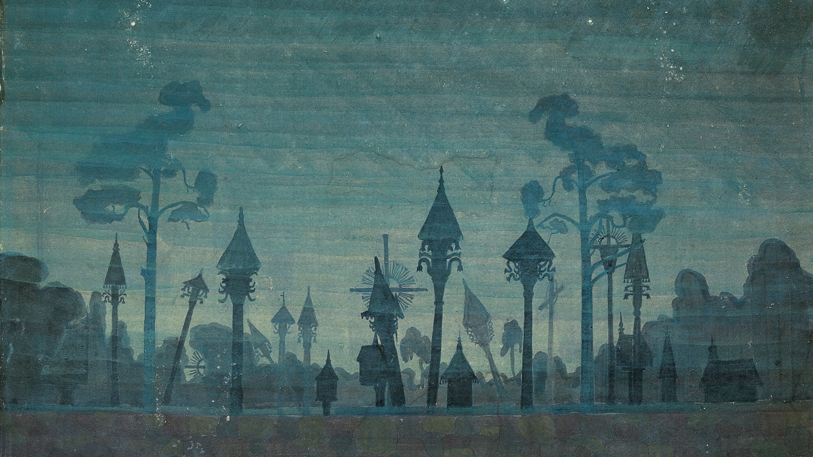 من أعمال الرسام الليتواني ميكالويوس كونستانتيناس تشيورليونيس