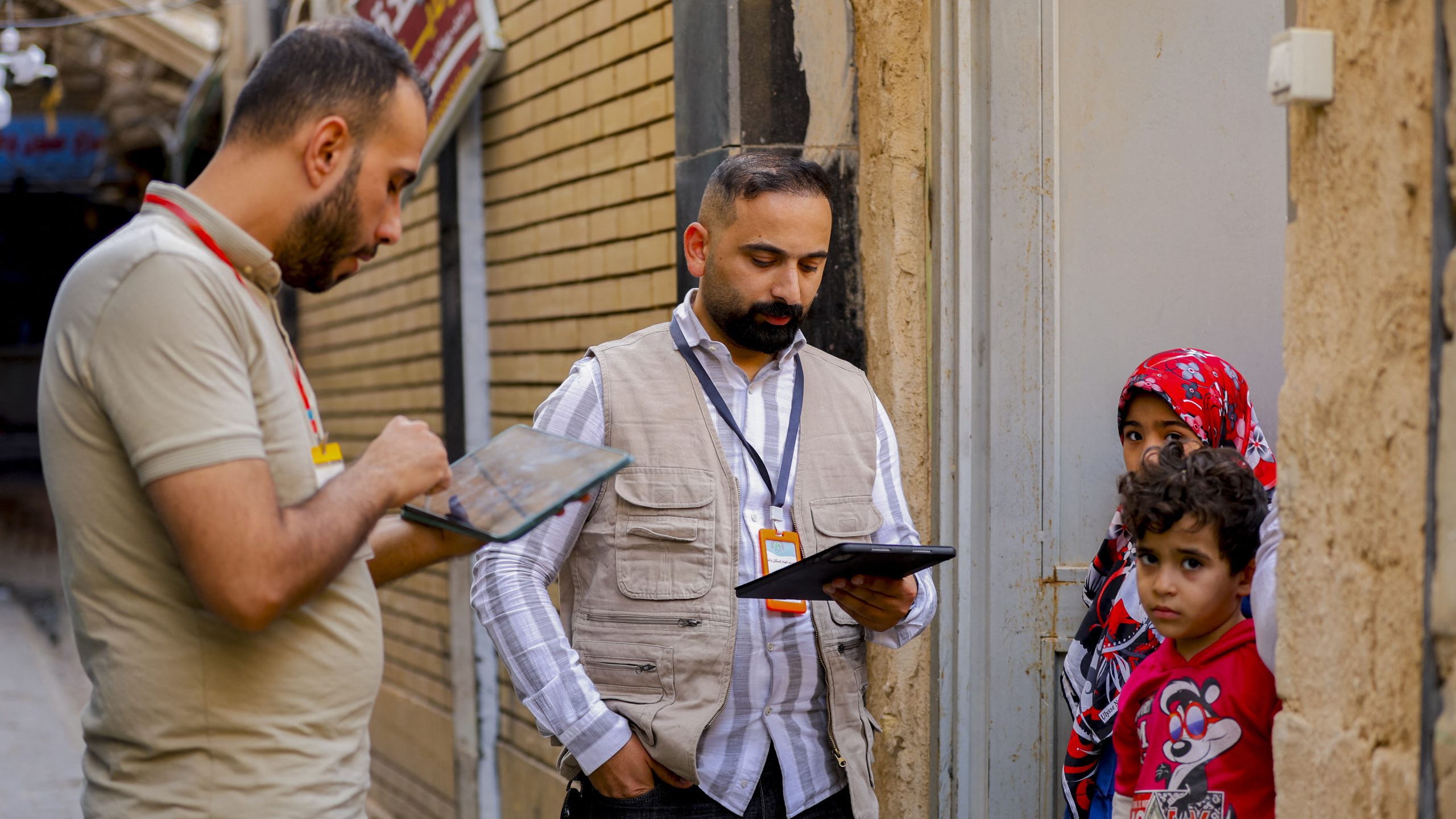 باحثون يجرون تعداداً سكانياً في مدينة الكوفة