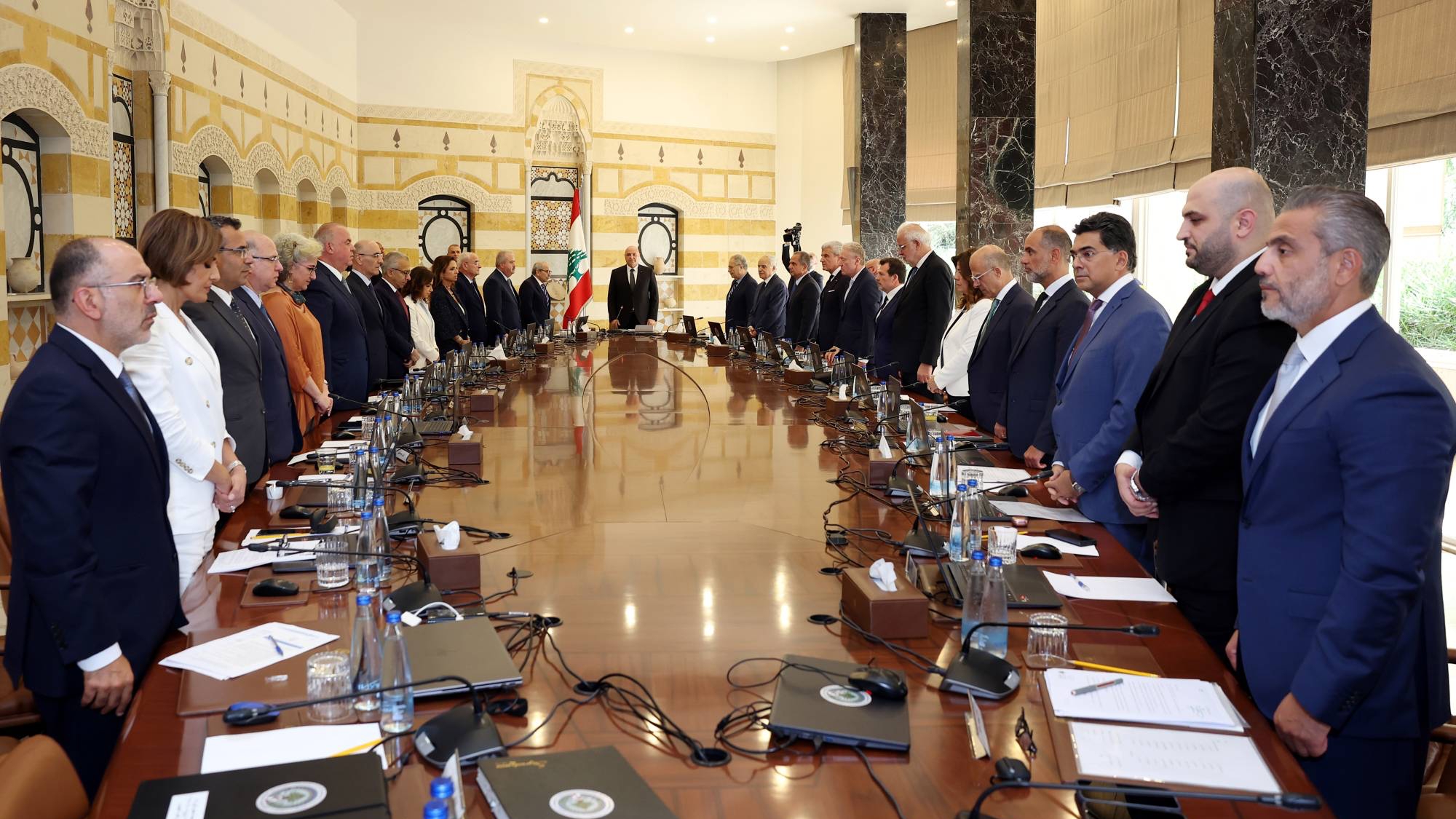 مجلس الوزراء اللبناني مجتمعاً برئاسة رئيس الجمهورية العماد جوزيف عون