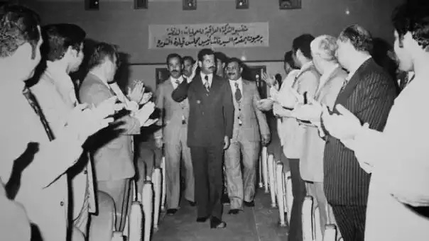 أصدر صدام حسين بعيد توليه الرئاسة قراراً بسجن وإعدام عدد من خصومه السياسيين