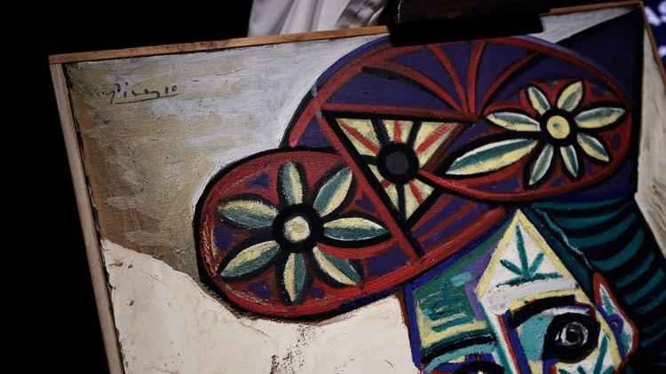 إحدى لوحات بيكاسو