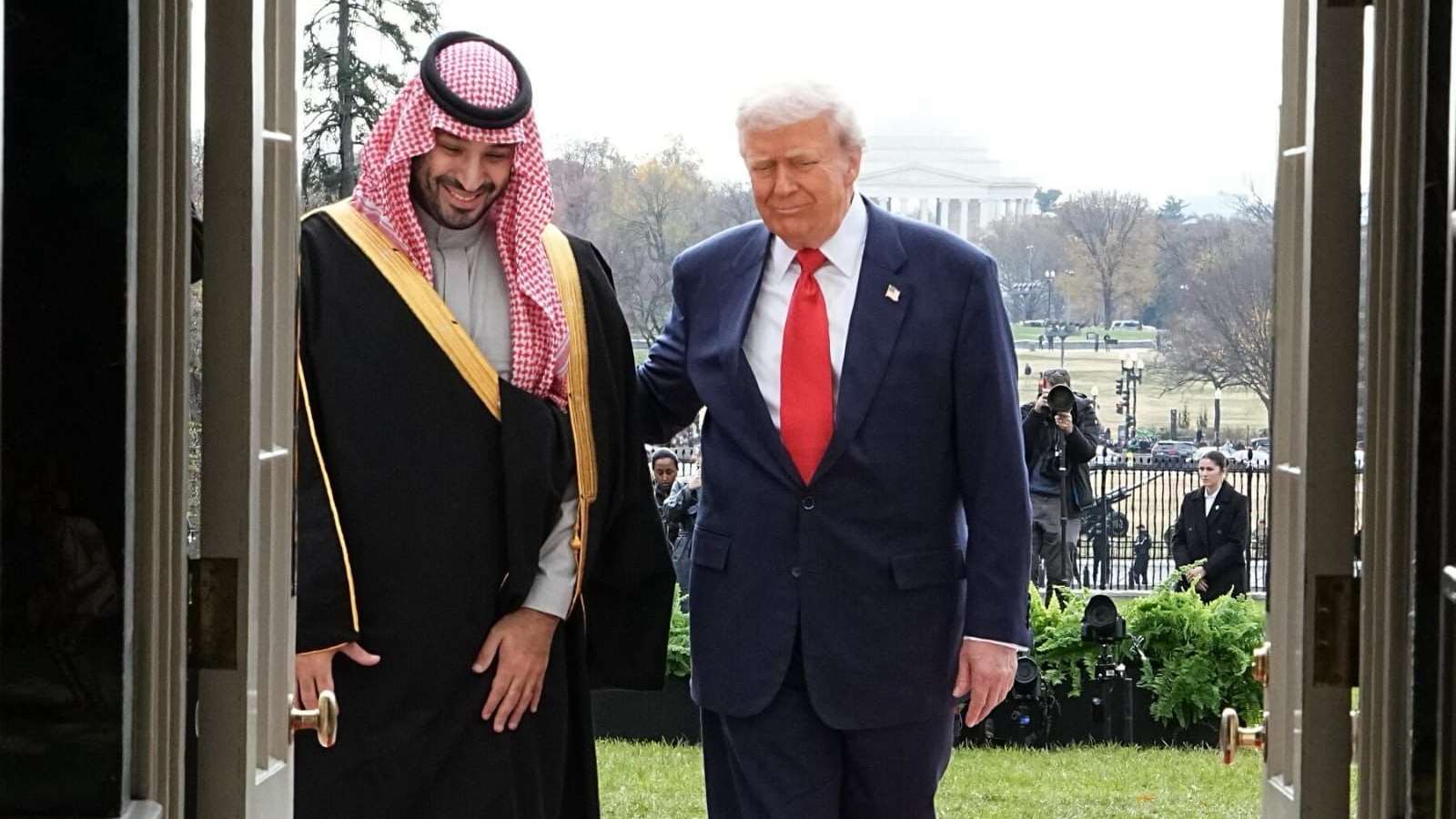 دونالد ترامب يستقبل محمد بن سلمان