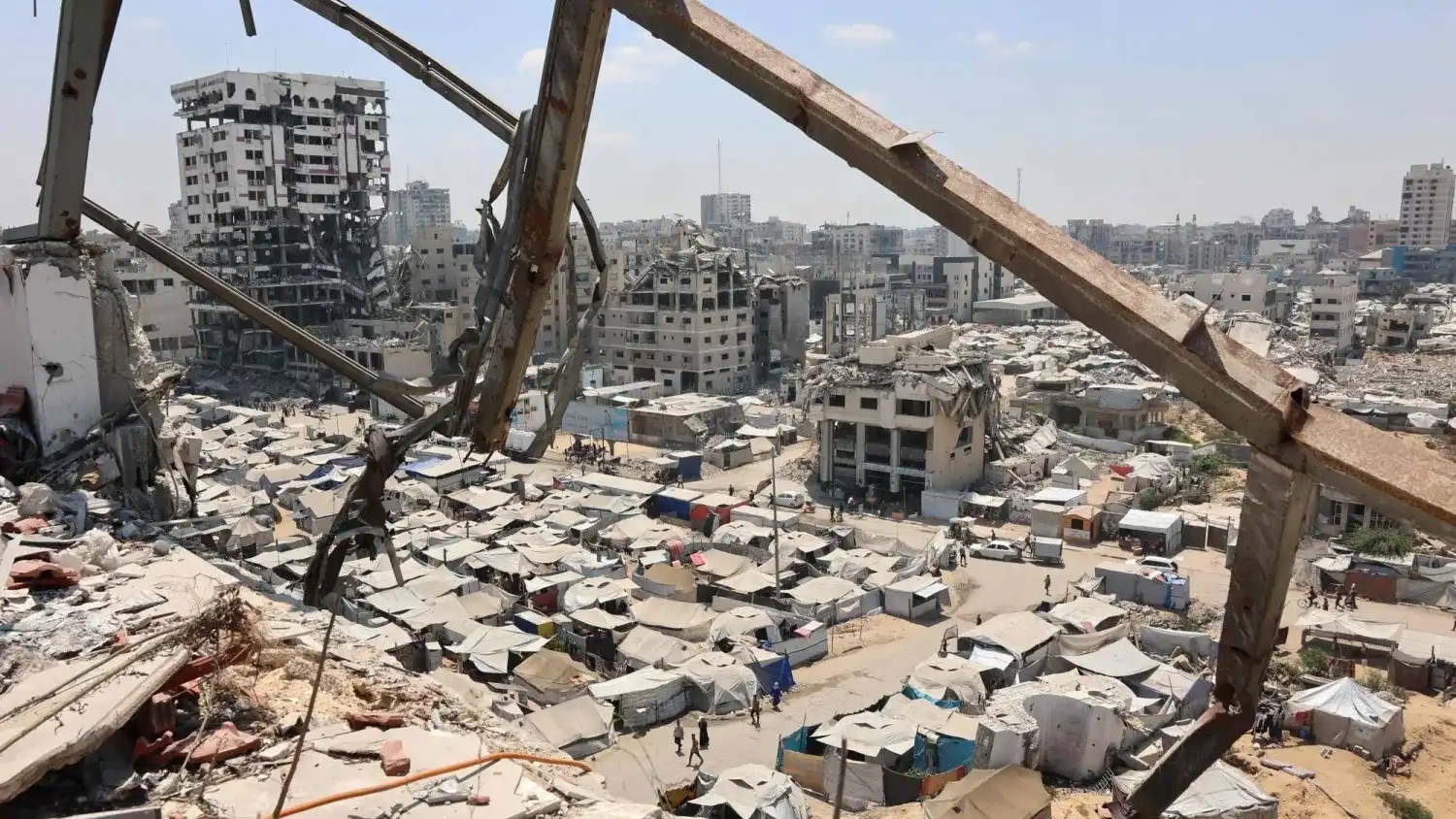 خيام النازحين في غزة